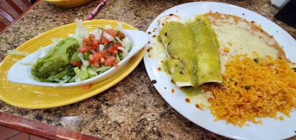 Burritos Verdes (steak)