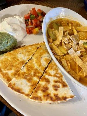 Lunch Quesadilla Combo