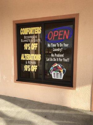 They do alteration, household items, and even shoe repair.