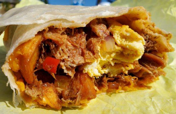 Wilber breakfast burrito