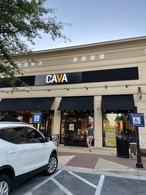 Cava storefront (in The Collection Forsyth)