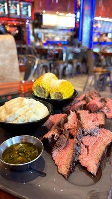 1LB Churrasco with two sides