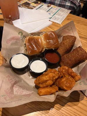 Sampler appetizer