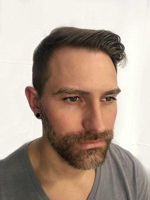 Men's scissor cut