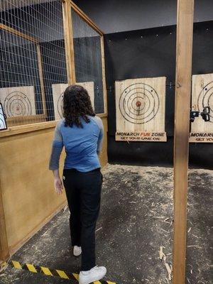 Axe throwing