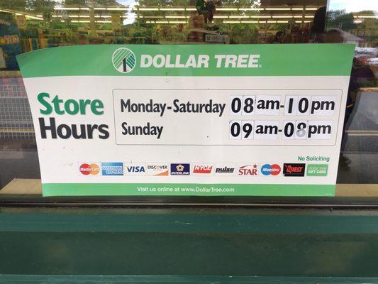 Store hours