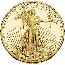 Gold American Eagle