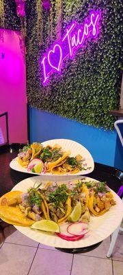 Chicken street tacos are $1 on Taco Tuesdays!