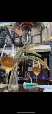 Orange wine at happy hour