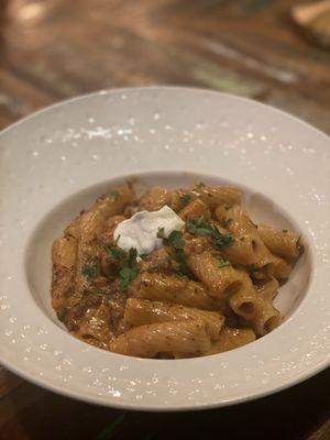 Rigatoni Bolognese Pasta