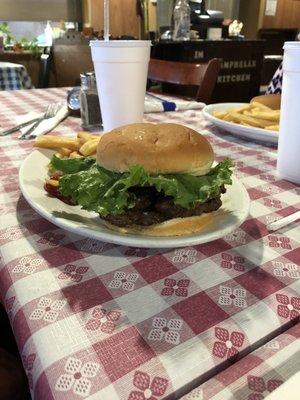 Double patty hamburger