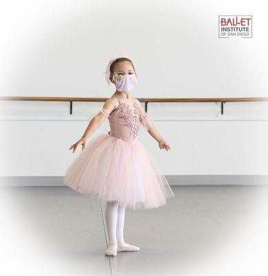 Anna is five, and preparing for a competition in Europe, - the Gavotte in D Major, "Rosine"