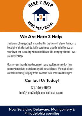 Here 2 Help Home HealthCare Information