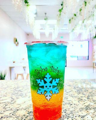 Rainbow soda