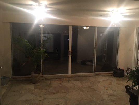 SLIDING GLASS DOORS