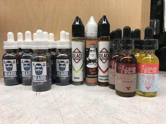 Premium Salt Based E-juice available at BunkerHill, Leave comments for brands you like.