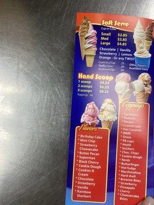 Plenty of ice cream to choose from