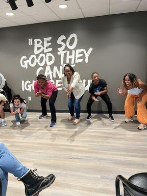 Fun improv class to build confidence