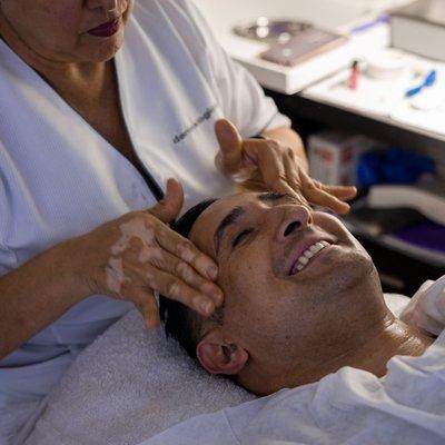 Men need facials too!