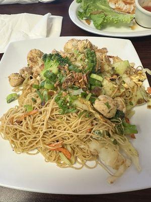 Chicken Stir Fried Egg Noodle