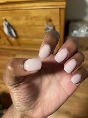 Dip powder manicure