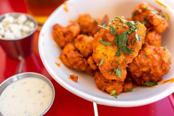 Buffalo Cauliflower Bites ($11)