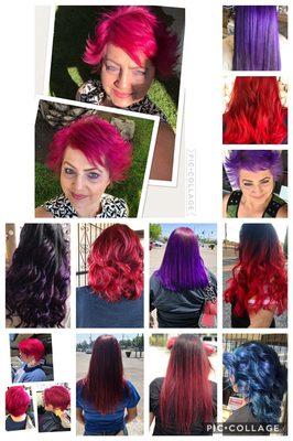 Vivid hair colors