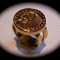 Finished coin ring