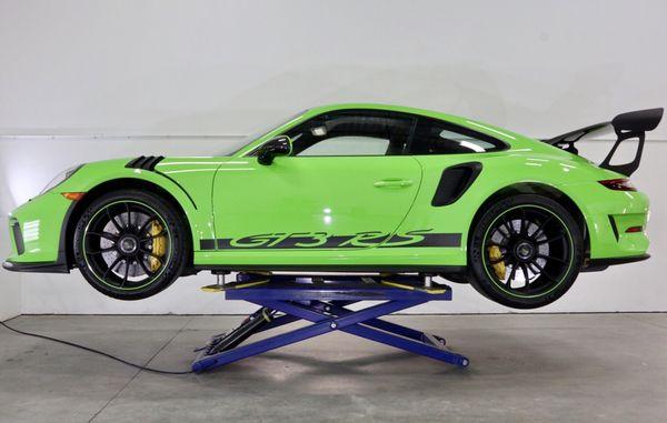 Lizard Green Porsche 991.2 GT3 Ready For XPel Paint Protection Film Install.