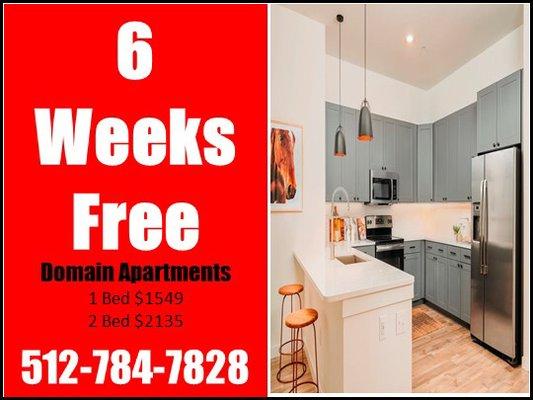 Domain Apartments | 6 Weeks Free