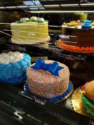 Cakes look great. This is Albertsons?