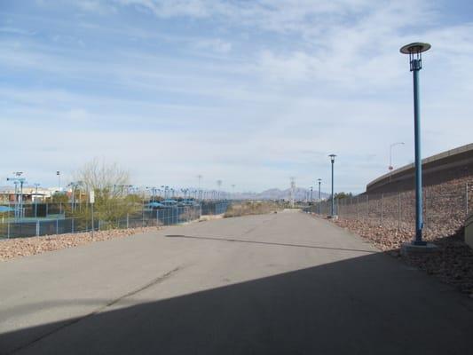 The stretch between Durango and Buffalo Drive overlaps the Charlie Kellogg & Joe Zaher Sports Complex.