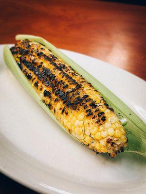 Grilled corn on the cob was amazing