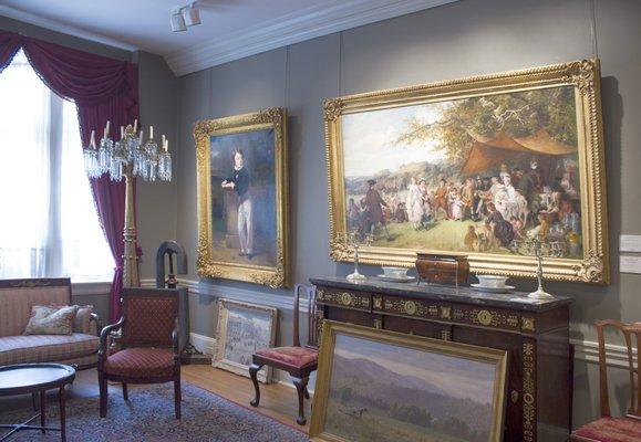 Second floor interior of the Schwarz Gallery at 1806 Chestnut St Philadelphia