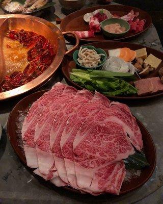 Wagyu ($60) and Meat Lovers ($45)