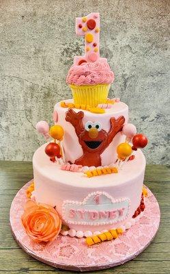 Elmo themed 1st Birthday