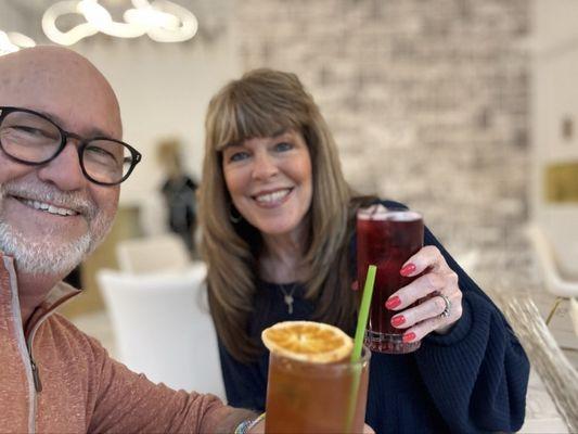 Masala Chai & Honey; Friendly Neighbor Mocktail.