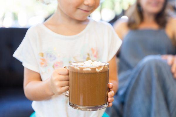 Superfood hot chocolate and vegan marshmallows