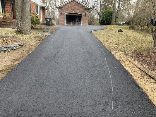 Before & After Driveway Raving in Cherry Hill, NJ