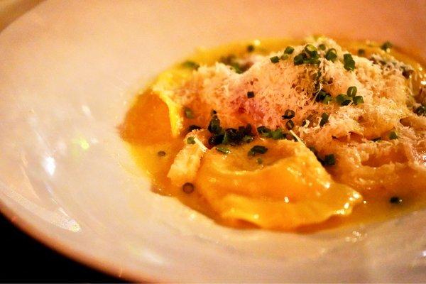 The lobster raviolis.