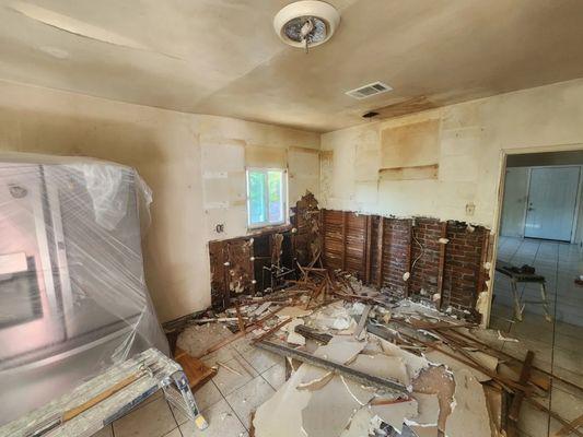 Starting a new kitchen remodel with demolition!