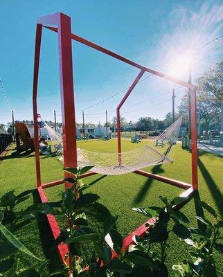 Hammock near Da Kine Poke's food truck