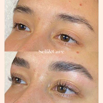 Brow Lamination & Lash Lift by Mina.