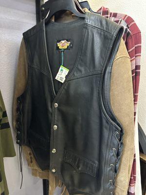 Overpriced leather vest...$200? Really. Whoever is pricing these items is insane