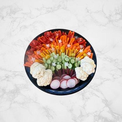 Vegetable Platter- Rainbow Theme