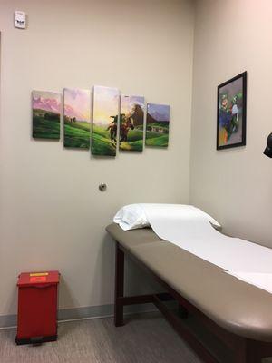 Exam room Nintendo art