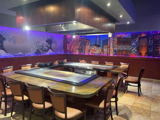 Seating at Hibachi Grills