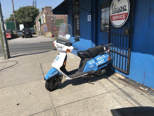 Yamaha NYC Police Scooter