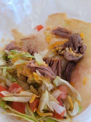 Disappointing steak tacos