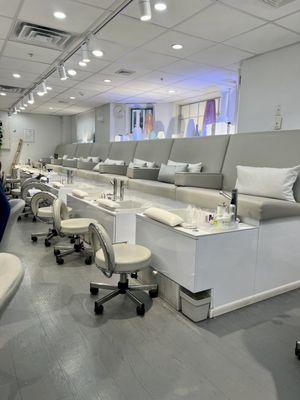 Pedicure area